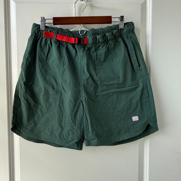 Topo Designs Green Trail Shorts - XL - Picture 1 of 3